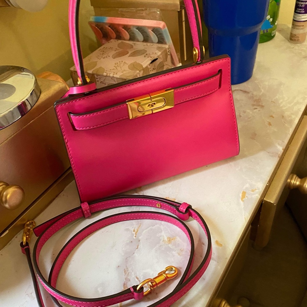 Tory Burch Lee Radziwill mini petite crazy pink - Picture 1 of 6
